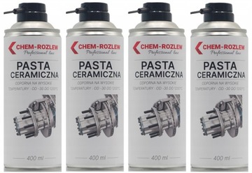 PASTA CERAMICZNA CHEM-ROZLEW 400ML -30 DO +1200C 4 SZTUKI