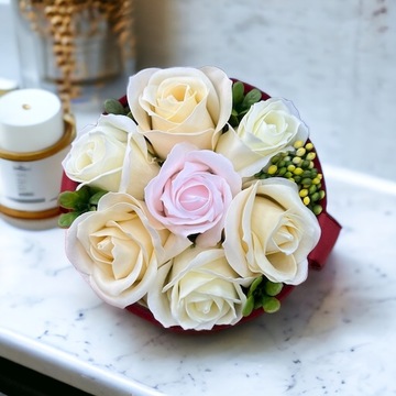 Цветочная Коробка Коробка Цветов Мыло Розы День Матери