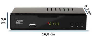 НАЗЕМНОЕ ТЕЛЕВИДЕНИЕ ДЕКОДЕР DVB-T2 HEVC H.265 ТЮНЕР HDMI SCART USB FULL HD ДИСТАНЦИОННЫЙ ДИСТАНЦИОННЫЙ