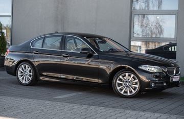 BMW Seria 5 F10-F11 Limuzyna Facelifting 525d 218KM 2015 BMW F10 525D 218PS Full Piękna Brązowa Dociągi HeadUp Lift rej.PL Gwarancja, zdjęcie 31