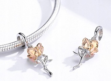 ПОДВЕСКИ-КУЛОН ЦВЕТОК РОЗА