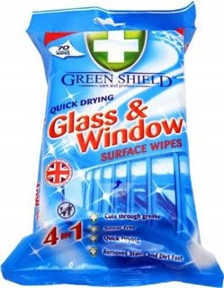 Green Shield chusteczki Glass & Window 70szt