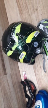 SET ELAN Лыжи 90 см Ботинки 30,5 Шлем Очки Палки