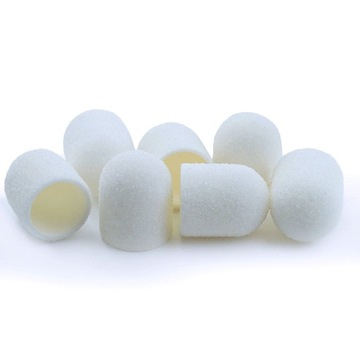 10x Абразивный колпачок КОРУНД Фреза для педикюра 13мм №80