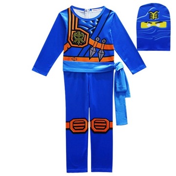 Strój Ninja Ninjago Jay Wojownik Samuraj 122/128