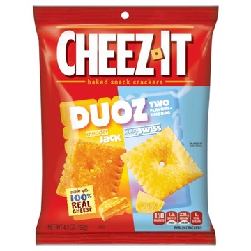 Cheez It Duoz Cheddar Cheese & Baby Swiss