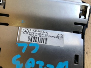 DISPLEJ HODINY MERCEDES-BENZ CL W203 2004-2007 A2095452432