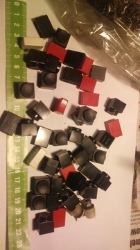 Кнопка ISOSTAT из Польской Народной Республики, 2 шт, красная ИЗ АРМИИ