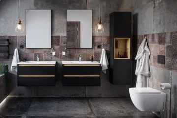 Черный матовый/дуб Туто Отличный пост