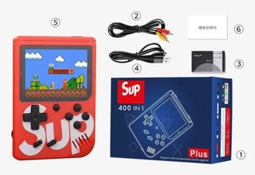 РЕТРО 400 ИГРОВАЯ КОНСОЛЬ, ПОРТАТИВНЫЙ ТЕЛЕВИЗОР, БЕСПРОВОДНАЯ МИНИ-ИГРА ДЛЯ ТЕЛЕВИЗОРА