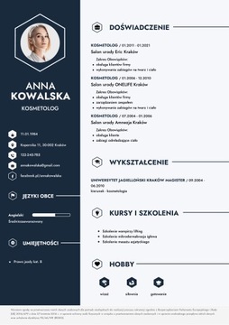 Szablon CV, Curriculum Vitae , Generator CV