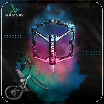 ПЛАТФОРМА АЛЮМИНИЕВЫЕ ВЕЛОСИПЕДНЫЕ ПЕДАЛИ 3 ПОДШИПНИКА МАШИНА/СВЕТ HAKURI