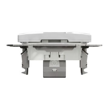 Компьютерная розетка Sedna Design RJ45, серебристая