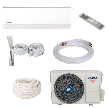 Klimatyzator Kaisai FLY WiFi 3,5kW ZESTAW GRZAŁKA SPRĘŻARKI I TACY SKROPLIN