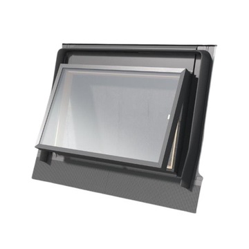 WYŁAZ DACHOWY DWUSZYBOWY ROOFLITE 90x48 + KOŁNIERZ