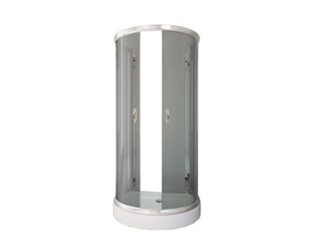 KABINA PRZYŚCIENNA PRYSZNICOWA GRAFIT + POWŁOKA