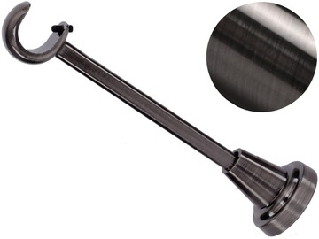 19 mm WSPORNIK POJEDYNCZY Metal LUXURY ANTRACYT