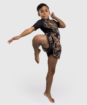 Муай тайские шорты для детей вен тигр 14 черные