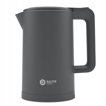 Электрочайник Balter Home WK-4-GR 2200 Вт серебристый/серый