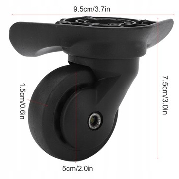 2 SZT. KÓŁKO DO WALIZKI CZĘŚĆ BAGAŻ