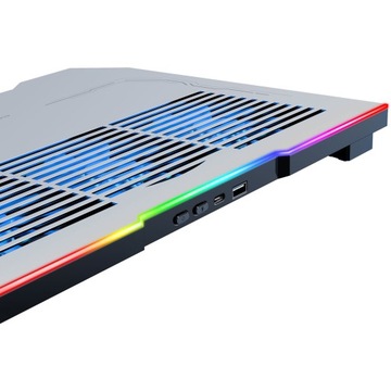 ОХЛАЖДАЮЩАЯ ПОДСТАВКА MOZOS LS6-RGB RGB ДЛЯ НОУТБУКА ПОДСТАВКА СО СВЕТОДИОДНОЙ ПОДСВЕТКОЙ