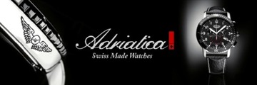Zegarek Adriatica na pasku A3146.5215Q Zegarek Kwarcowy Swiss Made