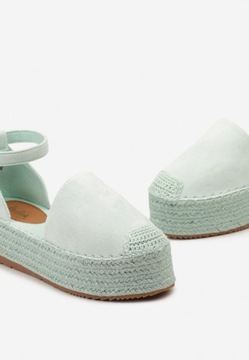 Renee Zielone Espadryle damskie 41 Ekozamsz