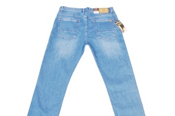 DUŻE DŁUGIE spodnie jeans CLUBING pas 124-126cm W44 L32