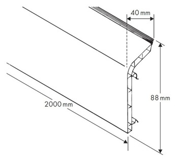 НАКЛАДКА ДЛЯ ЦЕНТРАЛЬНЫХ ТРУБ, ДУБ СЕРЕБРЯНЫЙ 2М
