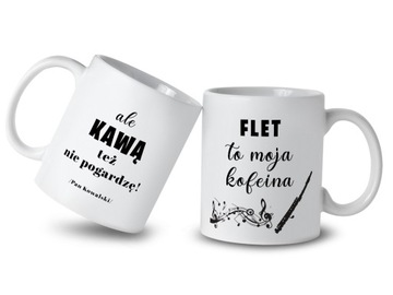 Kubek dla nauczyciela fletu Dzień nauczyciela, zak