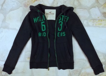 Bluza Hollister Logowana Rozpinana z kapturem L