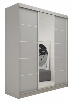 Szafa przesuwna M szer. 180 cm Grafit