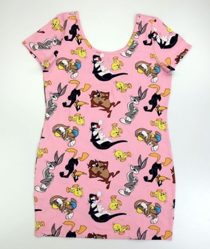 Looney Tunes Zwariowane Melodie Sukienka Tunika XL