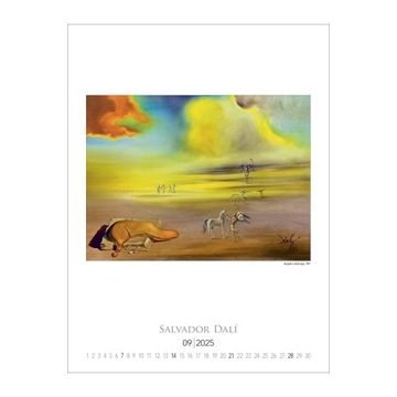 Настенный календарь картина Сальвадора Дали 2025 - 13 досок