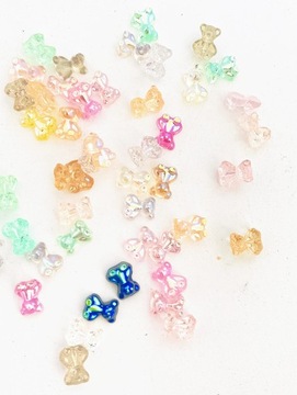 УКРАШЕНИЯ ДЛЯ НОГТЕЙ РАЗНОЦВЕТНЫЕ МИНИ-МИШКИ 48 шт.