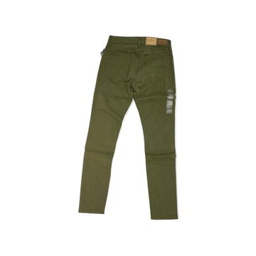 Jeansowe spodnie damskie khaki RALPH LAUREN 29