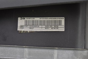 AIRBAG ULOŽENÍ SPOLUJEZDCE EU FIAT DUCATO 3 III 09R