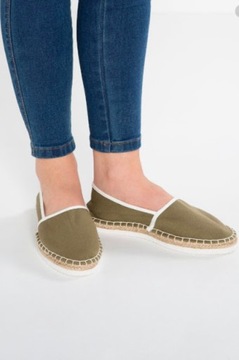 Even&Odd espadryle damskie khaki 25,5 cm