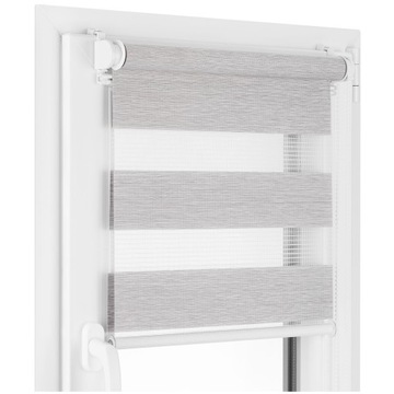 Рулонные шторы премиум-класса день-ночь 76x150 DecoDesign