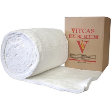Mata z włókna ceramicznego 1260C VITCAS 25mm (1mb)