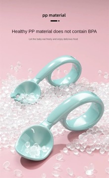 2 шт., ложка для кормления ребенка, вилка, чувствительная к температуре, обесцвечивание ребенка