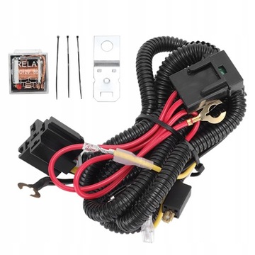 12V klakson kable w wiązce zestaw przekaźników