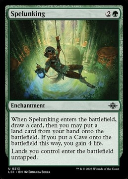 Karta Magic: The Gathering Spelunking LCI
