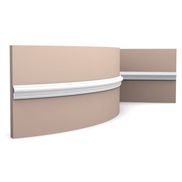 PX201F ORAC DECOR LISTWA ŚCIENNA PX201F FLEX GIĘTA - H-2.5cm - ELASTYCZNA