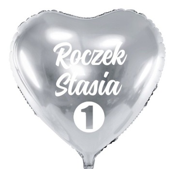 Balon personalizowany ROCZEK + Imię 1 urodziny