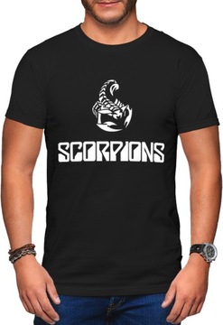 SCORPIONS KOSZULKA MĘSKA HARD ROCK METAL ROZ L MĘSKI TSHIRT NADRUK T-SHIRT