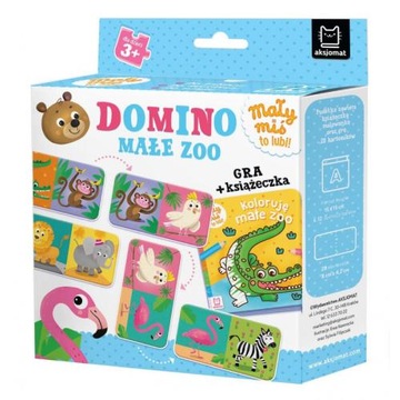 Domino Małe zoo Mały miś to lubi! Gra + książeczka