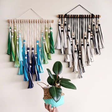 кисточки макраме с кисточками, элегантный экрю джутовый