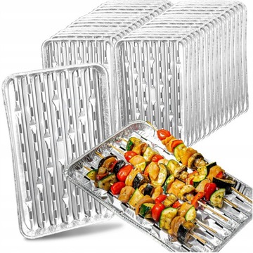 Tacka grillowa aluminium Zagroda prostokątny 34 x