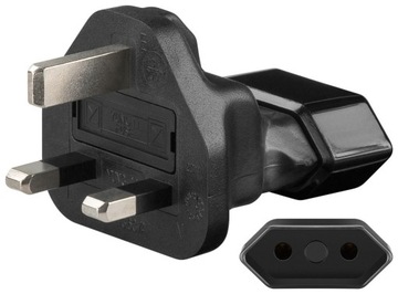 Adapter sieciowy Euro do US, biały